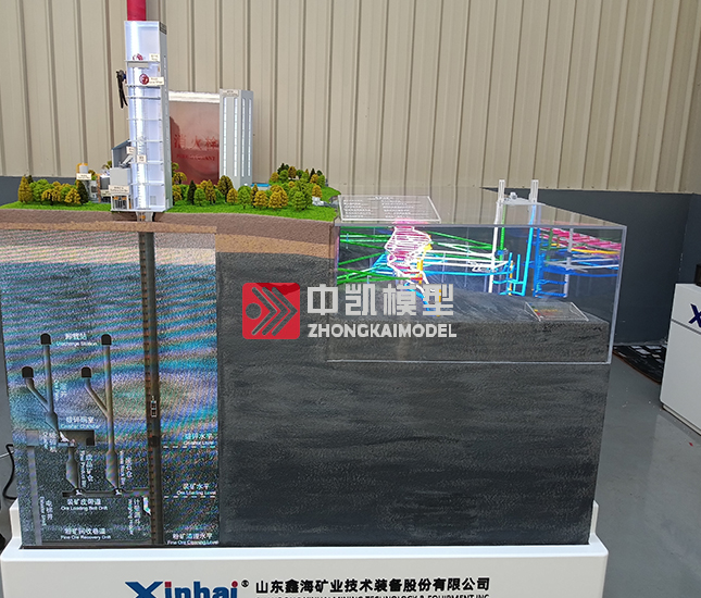 煤矿开采模型